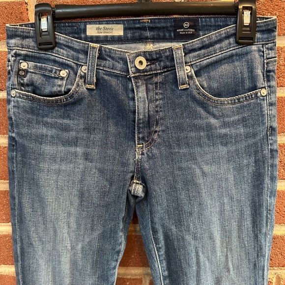 AG Adriano Goldschmeid Stevie Slim Straight Leg Jeans 28 - Picture 2 of 14